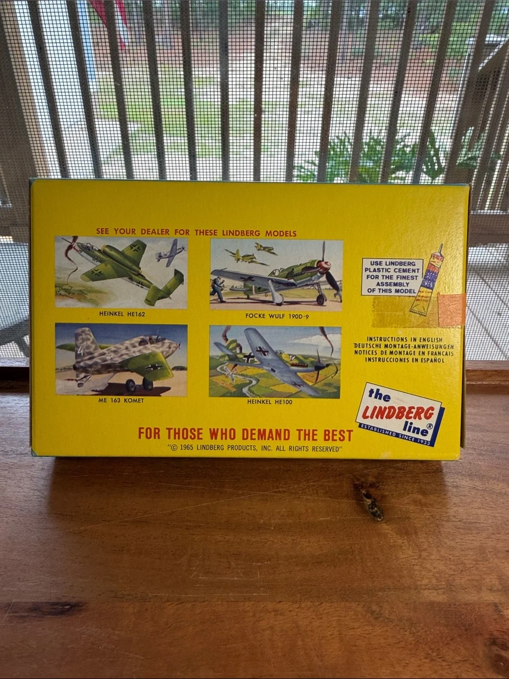 Lindberg ME 163 Komet Messerschmitt 1/72 Scale Model Kit Green 583:50 1972 7+